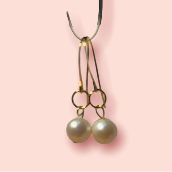 Genuine Pearl Drop Earrings NWT - Picture 4 of 12